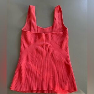 RAG & BONE Top Womens Small Pink Asher Tank Stretch Knit Shirt